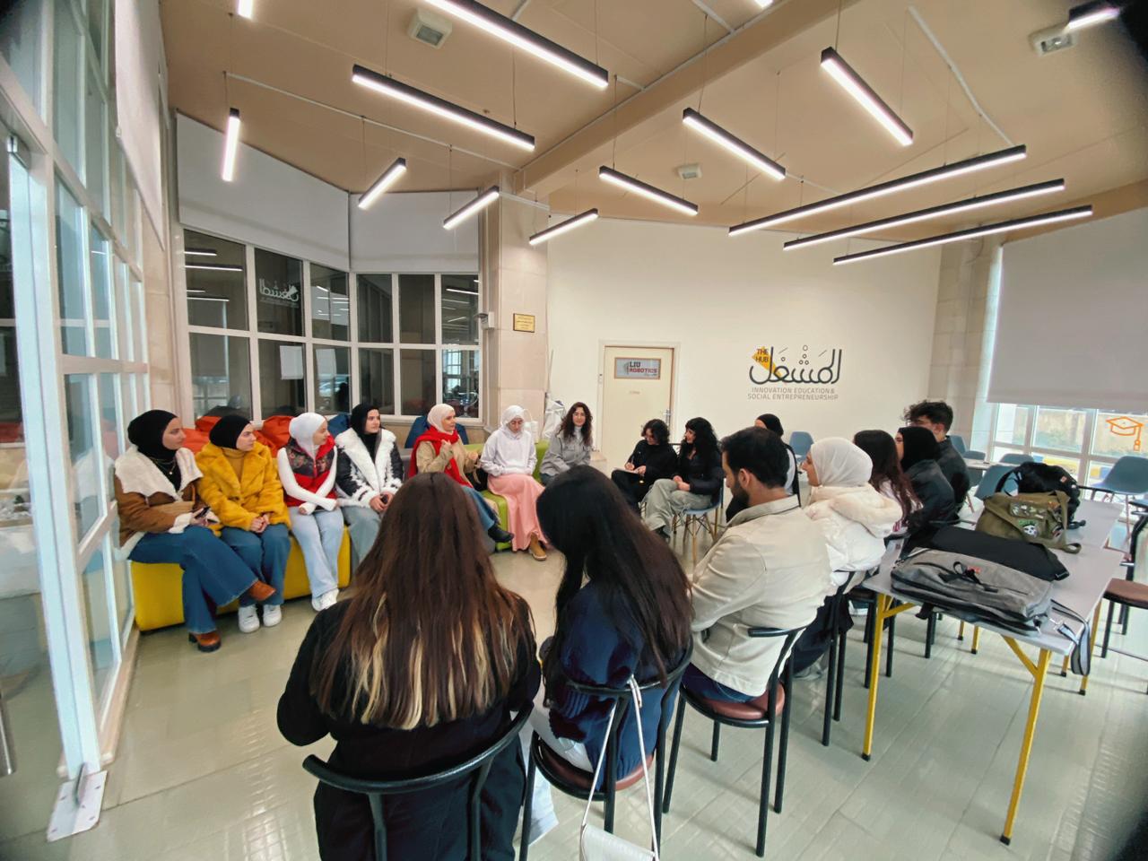 Students discussing book 1